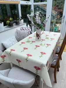 Highland Thistle Oilcloth Tablecloth