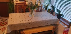 HoneyBee Matt Oilcloth Tablecloth