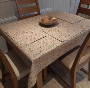 Forest Flowers Oilcloth Tablecloth