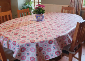 Bobby Rose Oilcloth Tablecloth