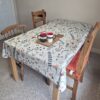 Outback Cranberry Matt Oilcloth Tablecloth