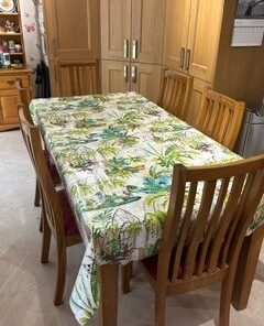 Botanic Garden Gloss Oilcloth Tablecloth