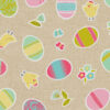 Easter Egg and Spring Chick Patterned Oilcloth
