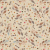 Delicate Autumn Leaf Patterned Matt Oilcloth