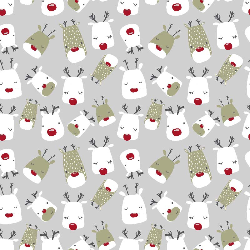 Christmas Reindeer Matt Oilcloth Tablecloth