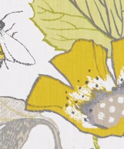 Petalia Ochre Matt Oilcloth Tablecloth