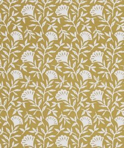 Seren Ochre Gloss Oilcloth Tablecloth