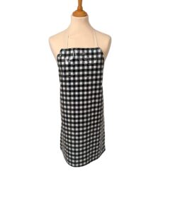 Vichy Forest Green Adult Oilcloth Apron