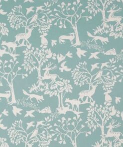 Woodland Fable Gloss Oilcloth Tablecloth