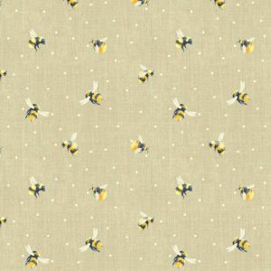 Honeybee matt oilcloth tablecloth