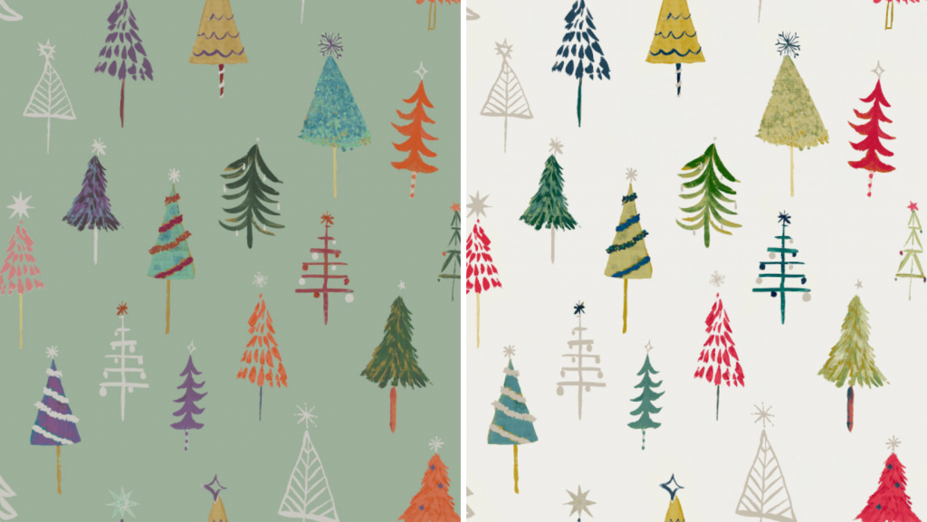 Christmas oilcloth tablecloths