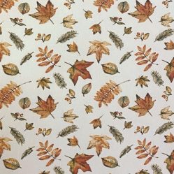 Autumn Leaves Matt Oilcloth Tablecloth