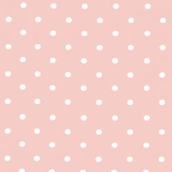 Just Dotty Candy Pink Oilcloth Tablecloth