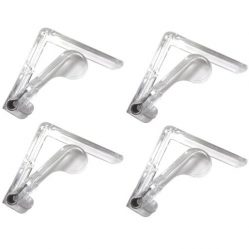 Clear Plastic Tablecloth Clips (set of 4)