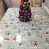 Christmas Elf Oilcloth Tablecloth